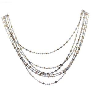 platinum and rose gold diamonds by the yard