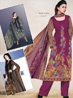 Batik Summer Eid Lawn Collection Volume-3 By Moon Texiles 2012