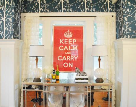 Dining Room Window After Art Hung Over Window A Dining Room With(out) a View