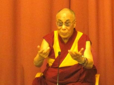 Dalai Lama at the University of Westminster, London