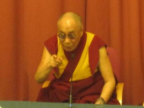 Dalai Lama at the University of Westminster, London