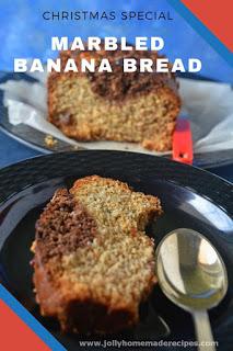 Marble Banana Bread |  How to make Best Banana Marble Cake | Easy Marble Banana Cake