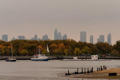 City in the distance