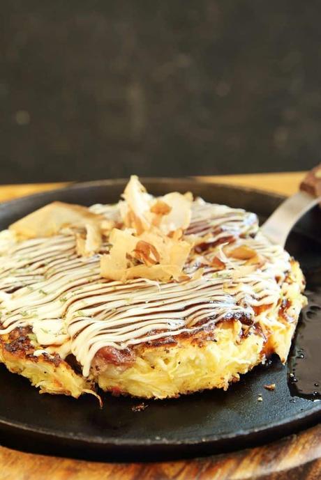 Okonomiyaki Japanese savory pancake