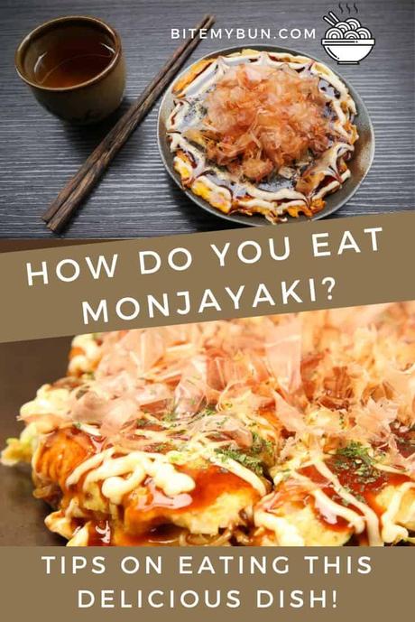 How do you eat monjayaki? Tips on the right tool & where to start Tips on eating monjayaki