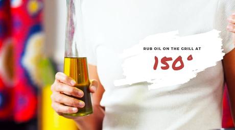 Grill temperature for oil