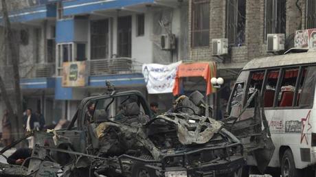 Multiple explosions target police in Kabul leaving at least 2 dead