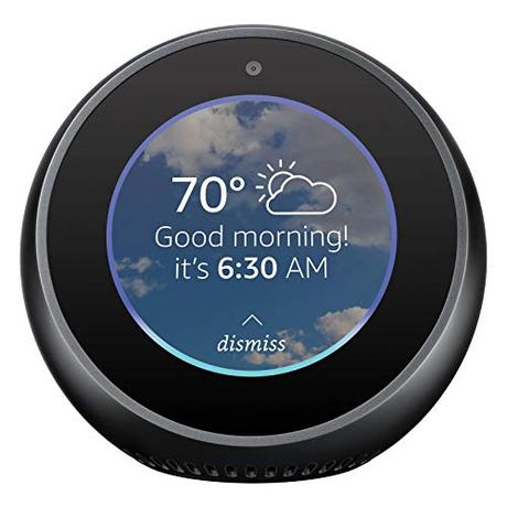 Amazon Echo Spot 1st Generation 2017 Smart Alarm Clock with Alexa Black