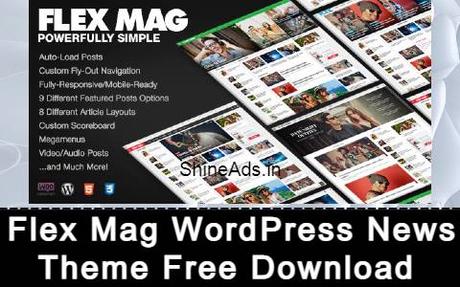 Flex Mag WordPress News Theme Free Download 