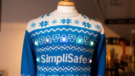 SimpliSafe social distancing sweater sounds siren when others get too close