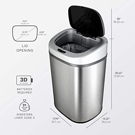 NINESTARS-Automatic-Trash-Can-Review