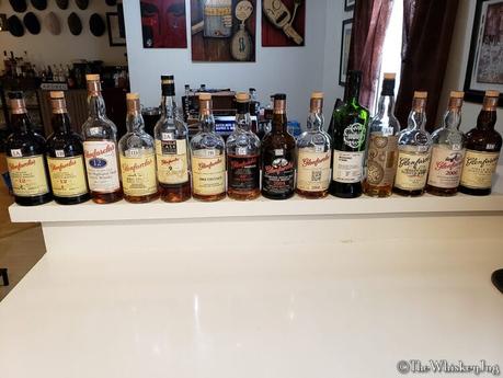 Malt Nuts - Gaggle of Glenfarclas Tasting 2 - Whole Lineup