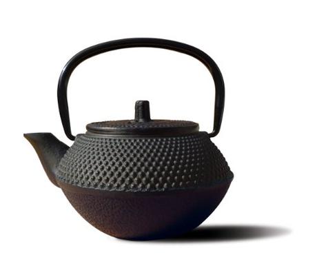 Old Dutch Cast Iron Saga Teapot, 11-Ounce, Black