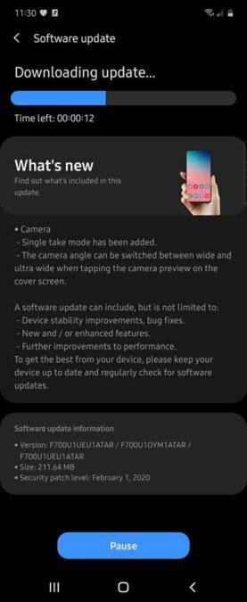 Samsung Galaxy Z Flip is now getting its One UI 3.0 update
