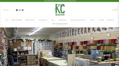 January 2021 Trunk Show at KC Needlepoint!