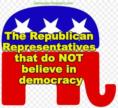 The GOP Representatives That Do NOT Believe In Democracy