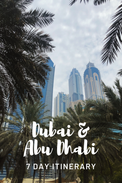 Easy 7 Day UAE Itinerary