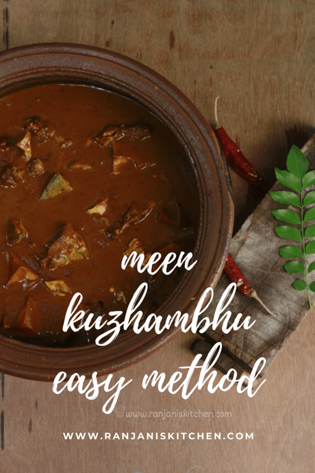 meen kuzhambu for beginners | bachelor meen kulambu