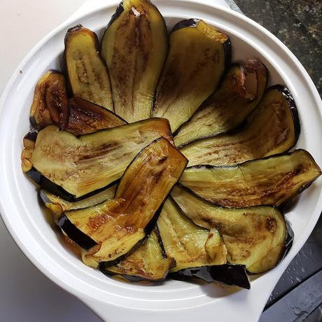 Eggplant timballo