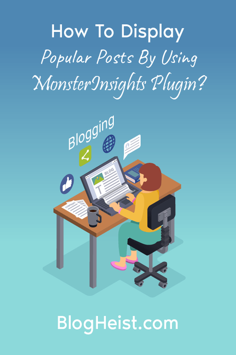 How to Display Popular Posts by using MonsterInsights Plugin? - Pinterest Image