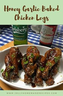 Honey Garlic Baked Chicken Legs | Honey Soy Baked Chicken Legs | Easy Honey Garlic Chicken