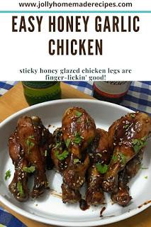 Honey Garlic Baked Chicken Legs | Honey Soy Baked Chicken Legs | Easy Honey Garlic Chicken