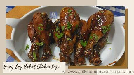 Honey Garlic Baked Chicken Legs