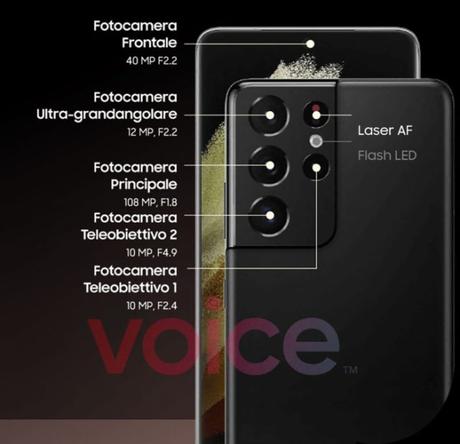 A leak may have confirmed the Galaxy S21’s camera specs