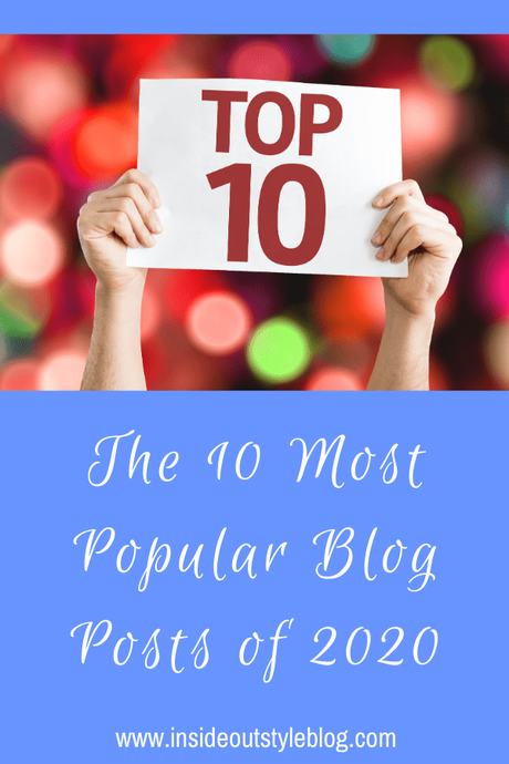 Top 10 most popular color and style blog posts on Inside Out Style in 2020