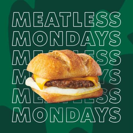 starbucks meatless mondays