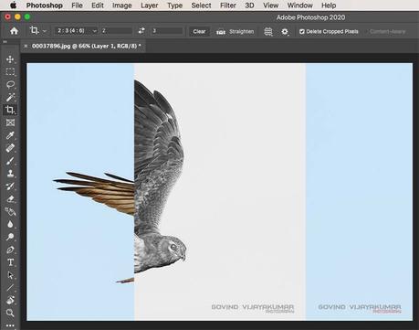 how to crop a single layer in Photoshop-method1