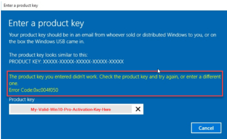 How To Fix Windows 10 Activation Error 0xc004f050? – Amir Aricles