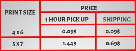 4x6 vs 5x7-Photo print price comparison