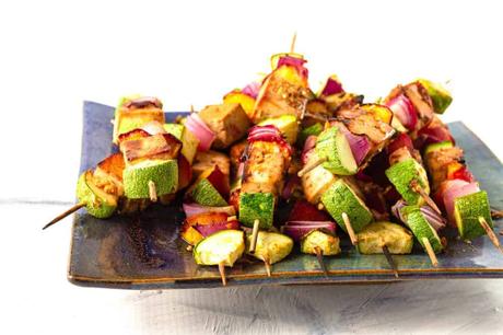 Tofu Skewers with Ginger Soy Marinade