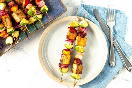 Tofu Skewers with Ginger Soy Marinade