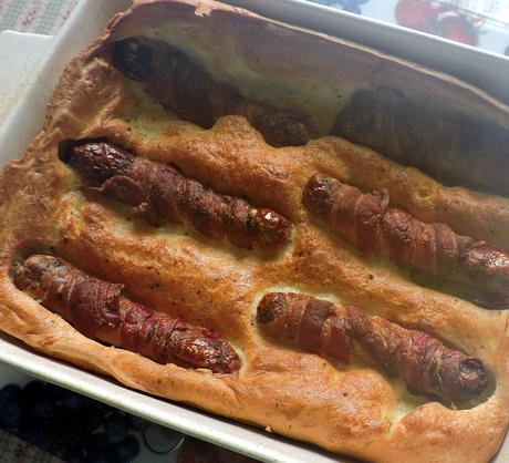 Bacon & Sausage Toad in the Hole