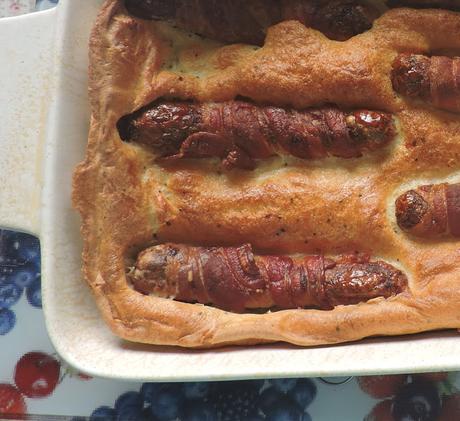 Bacon & Sausage Toad in the Hole