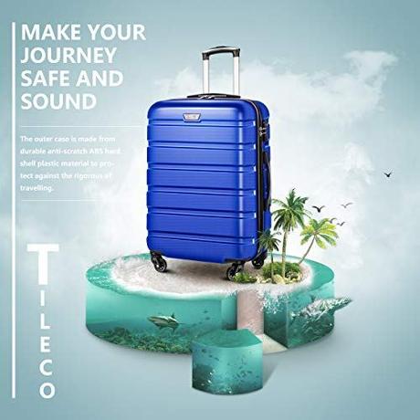 Coolife Luggage 3-Piece Hardshell Suitcase Set Reviews