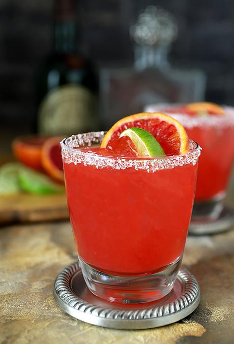 Blood Orange Margarita Cocktail