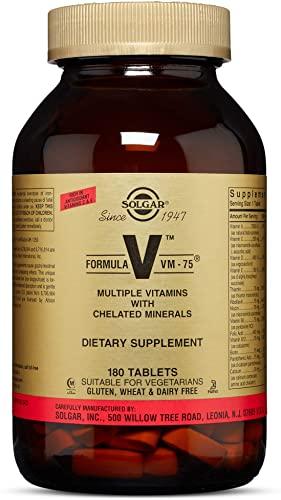 Solgar VM2000 and VM75 Multivitamins VM75 Multivitamins