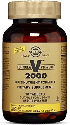 Solgar VM2000 and VM75 Multivitamins Solgar VM2000