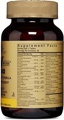 Solgar VM2000 and VM75 Multivitamins Solgar VM2000
