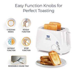 KENT - 16031 850-Watt 2-Slice Pop-up Toaster 