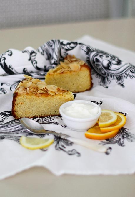 Italian Almond Ricotta Cake with a delicate hint of citrus, and it is Gluten Free