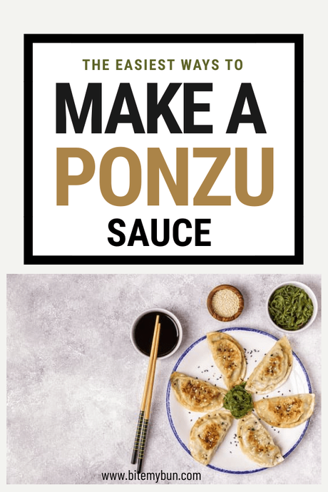 What is Ponzu sauce & how to make or buy it
