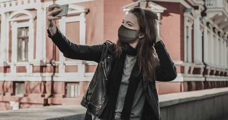 This mask doubles as a bluetooth headset