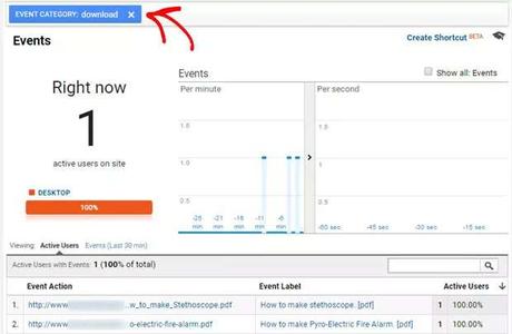 file download event tracking