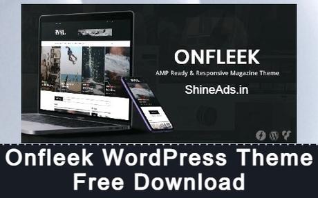 Onfleek WordPress Theme Free Download
