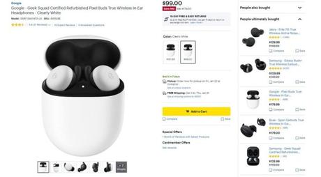 Save $80 on the Google Pixel Buds (2020)
