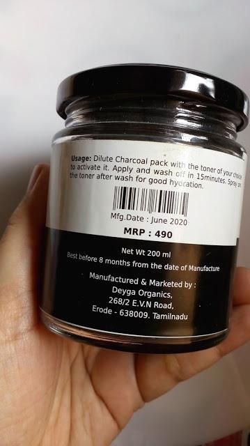 Deyga Charcoal Face Pack Review